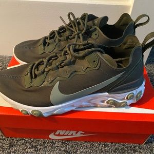 Nike React Element 55 Olive Green Women’s 7